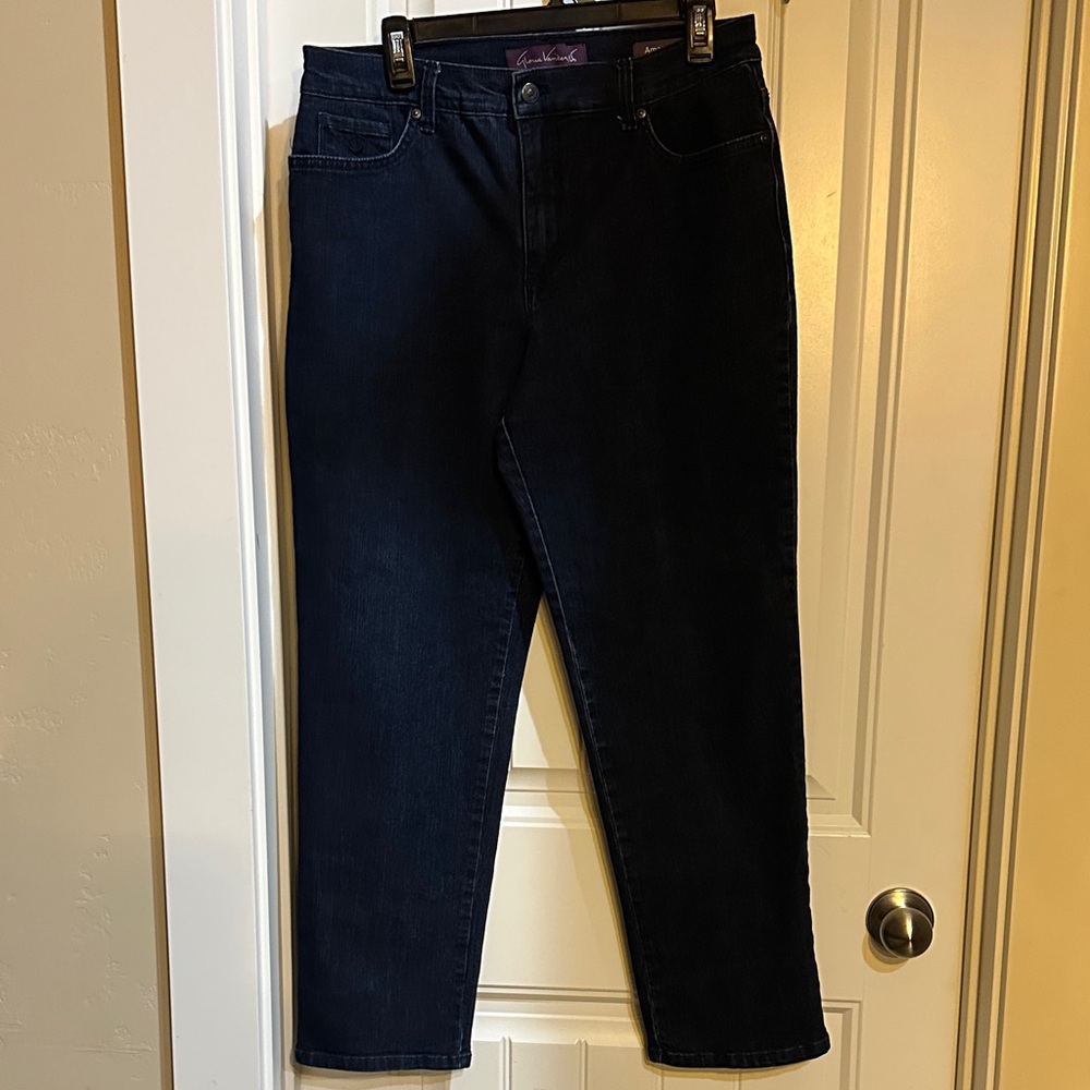 Gloria Vanderbilt Dark Blue Ankle Jeans